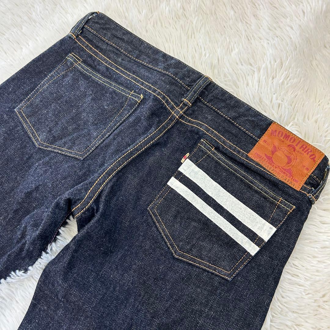 【極美品‼︎】桃太郎ジーンズ 出陣 8005SP W32 ジップフライ 赤耳