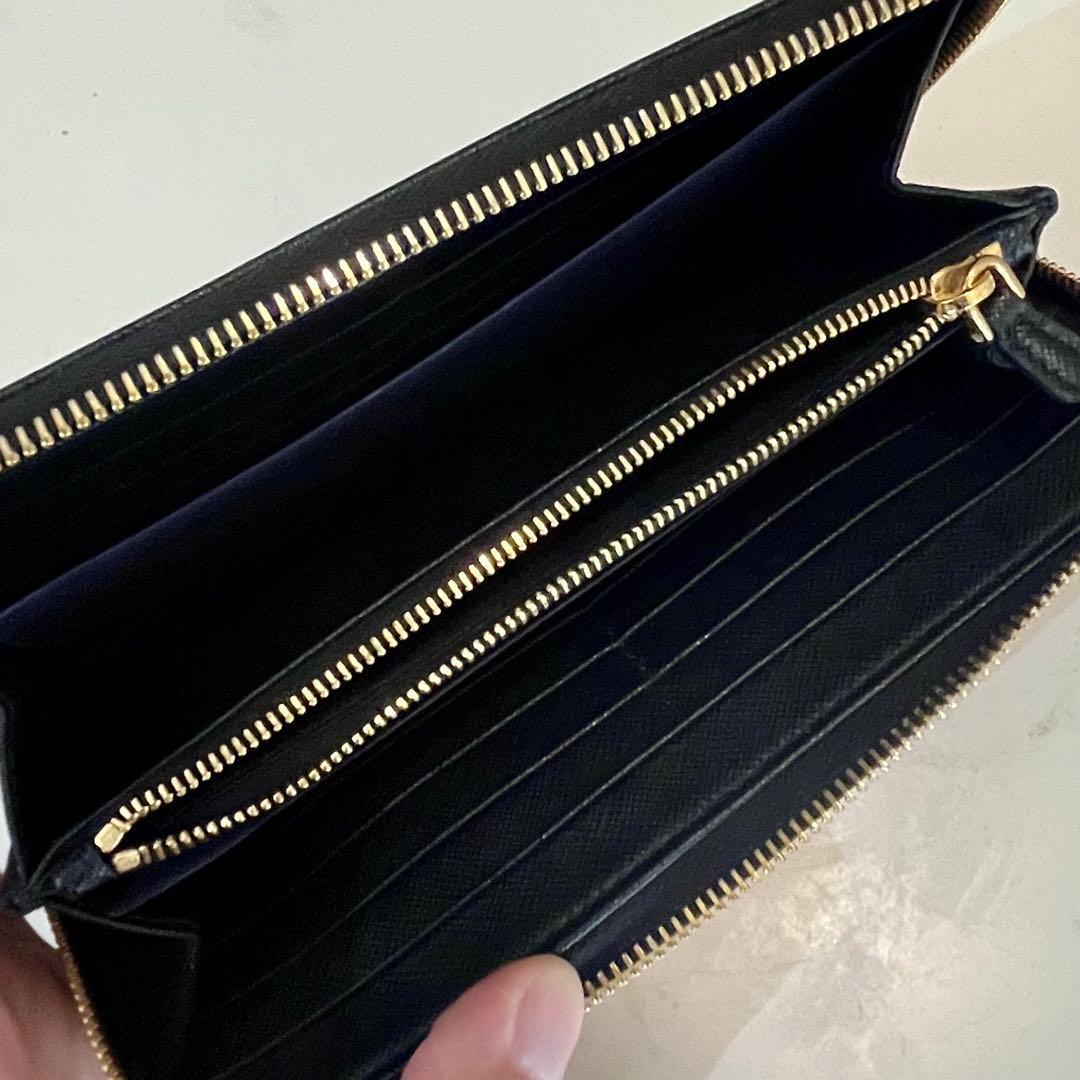 【美品】 PRADA サフィアーノ 長財布