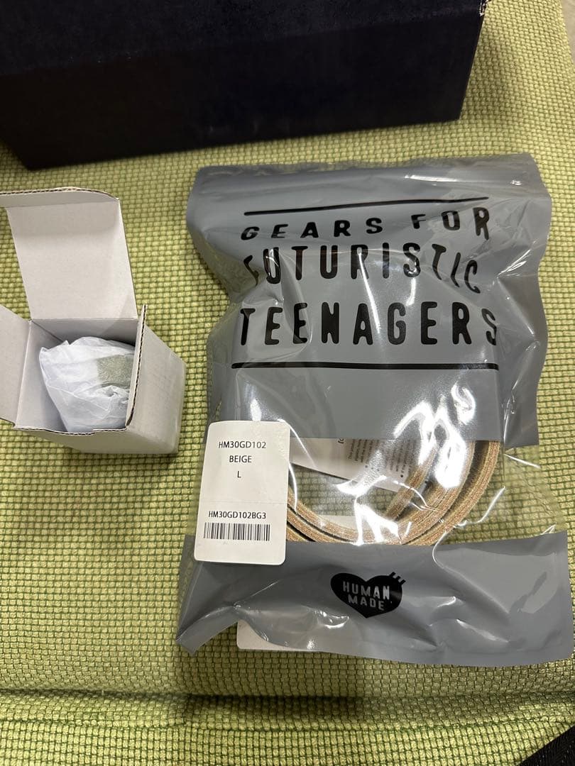 専用HUMAN MADE LEATHER BELT Lサイズ　非売品ダルマセット