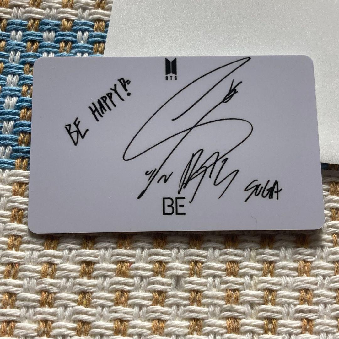 BTS ユンギ SUGA BE 未公開 韓国限定 ラキドロ トレカ