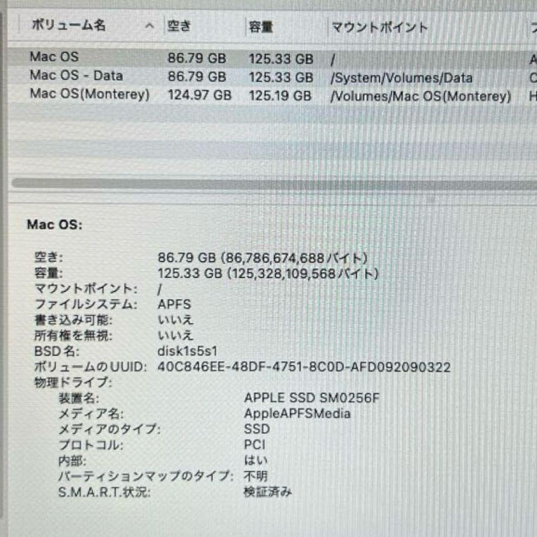 macbook air 11インチ(Early2015)