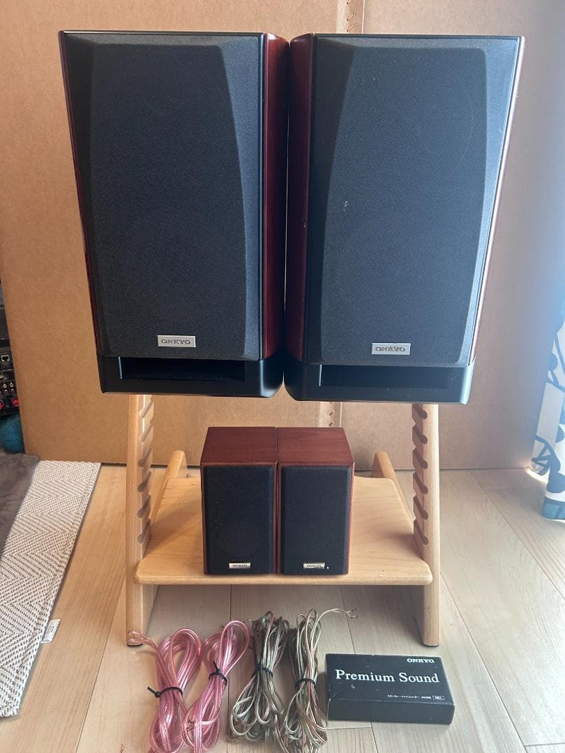 ONKYOD-412EX スピーカー、D-108M スピーカー、インシュレーター