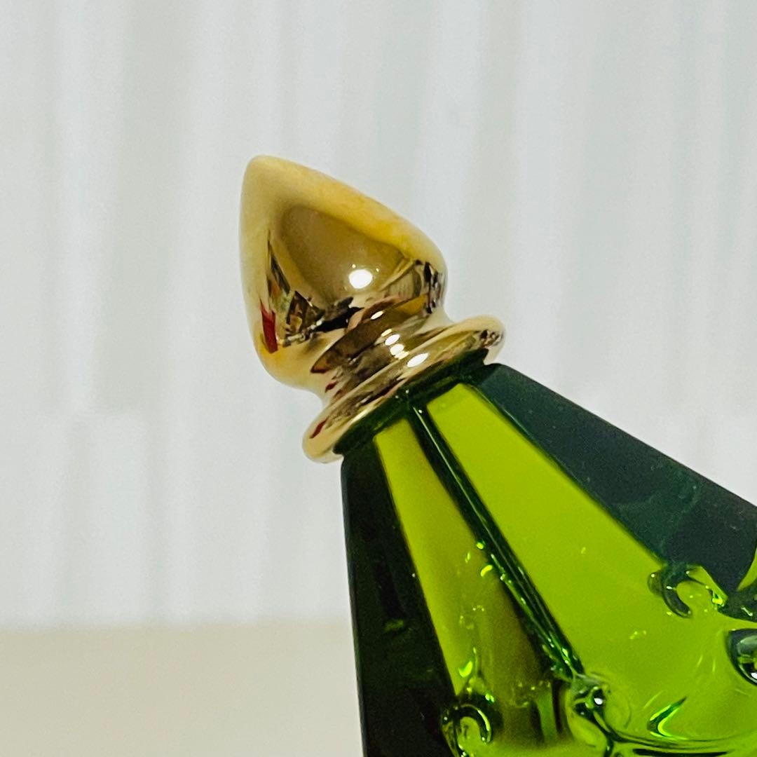 Baccarat バカラ クリスマスツリー 置物 フィギュリン グリーン ノエル