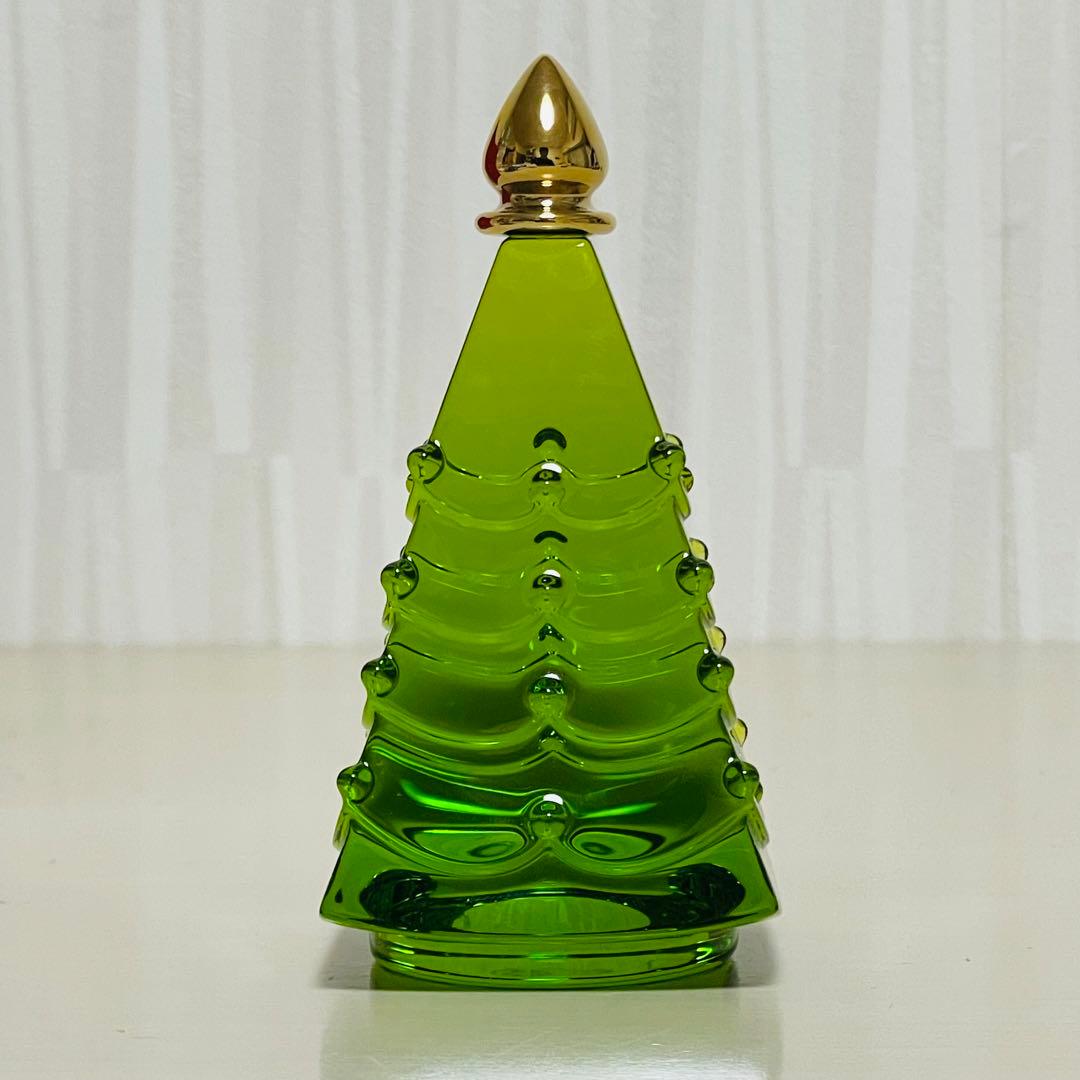 Baccarat バカラ クリスマスツリー 置物 フィギュリン グリーン ノエル