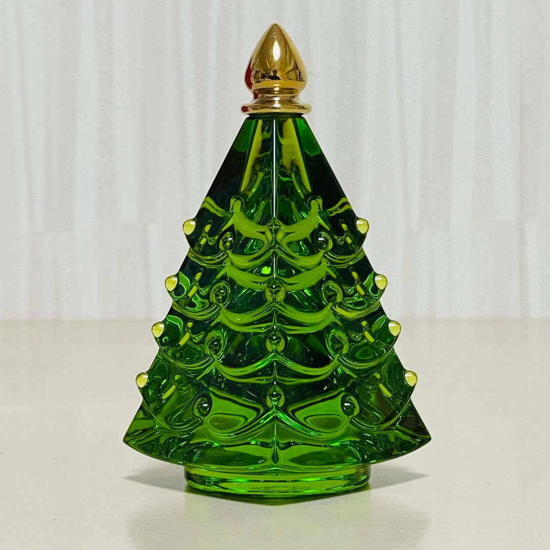 Baccarat バカラ クリスマスツリー 置物 フィギュリン グリーン ノエル