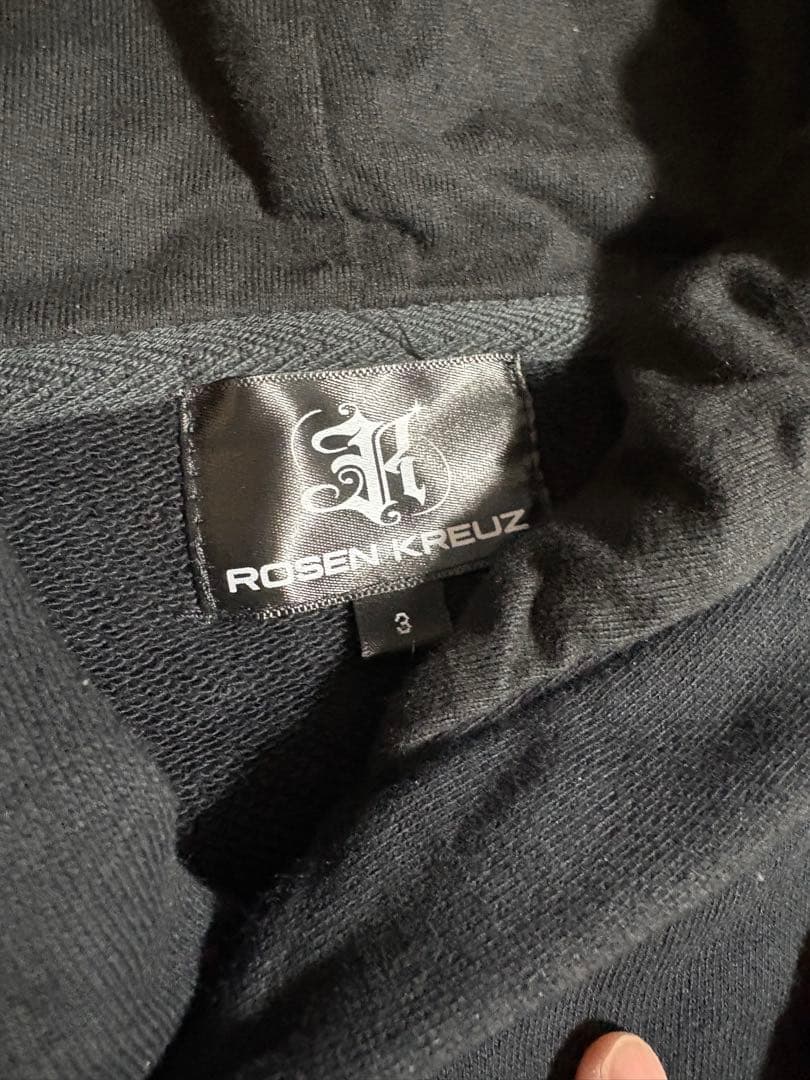 【Rosen Kreuz】oversized belt hoodie ベルトなし