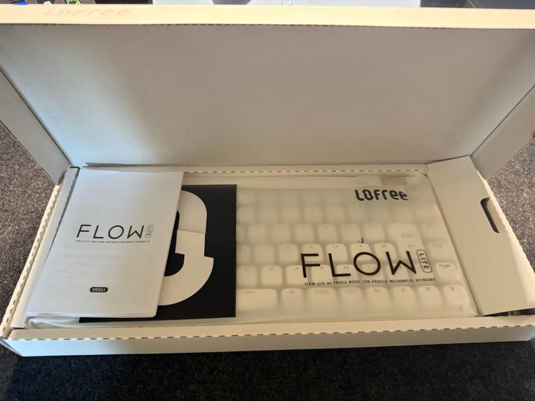 【値下げ】Lofree Flow Lite JIS ホワイト 日本語配列