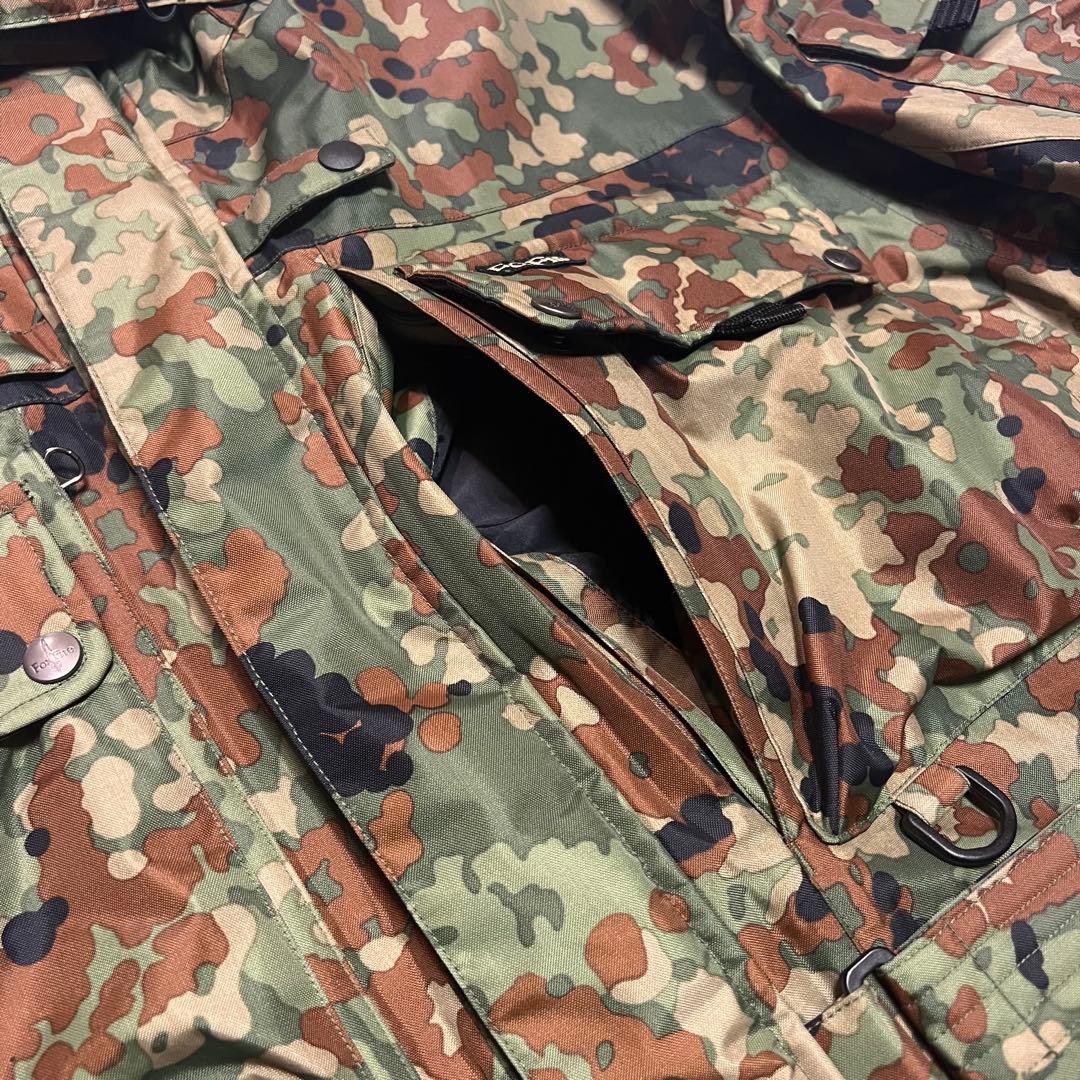 FOXFIRE ツアラージャケット 迷彩 XL ゴアテックス ヴィンテージ カモ