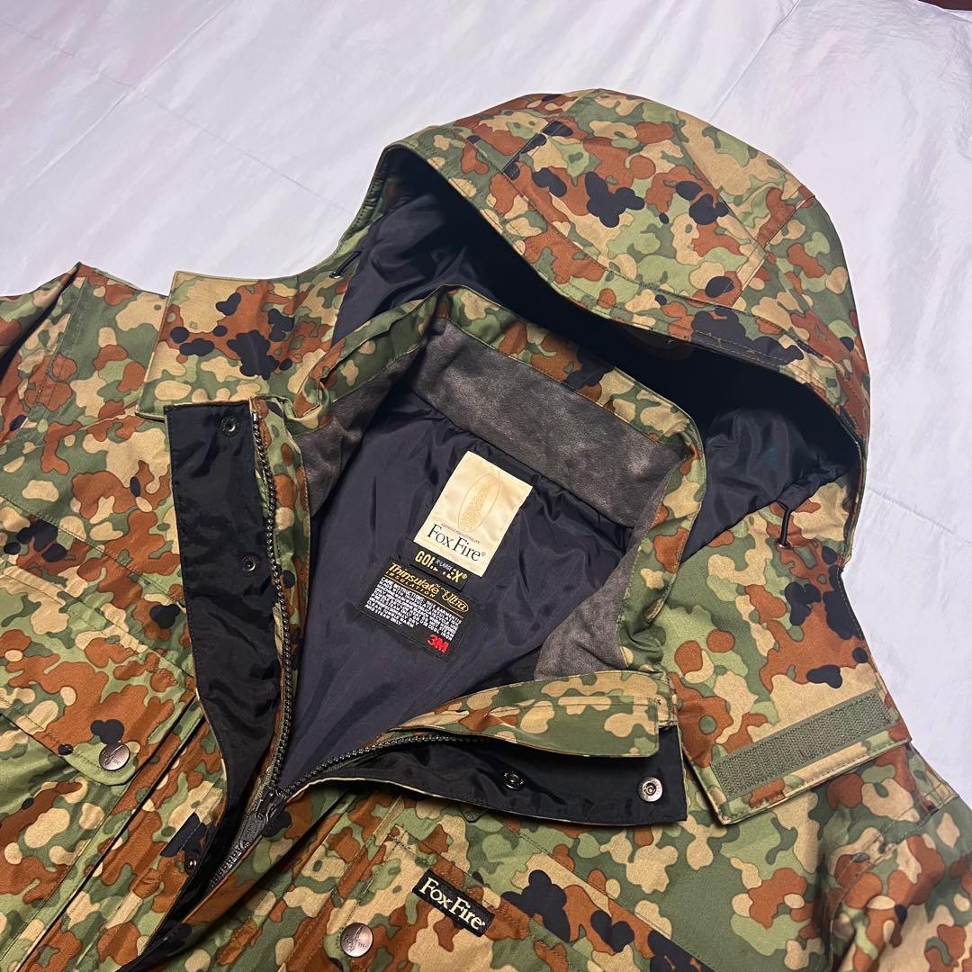 FOXFIRE ツアラージャケット 迷彩 XL ゴアテックス ヴィンテージ カモ