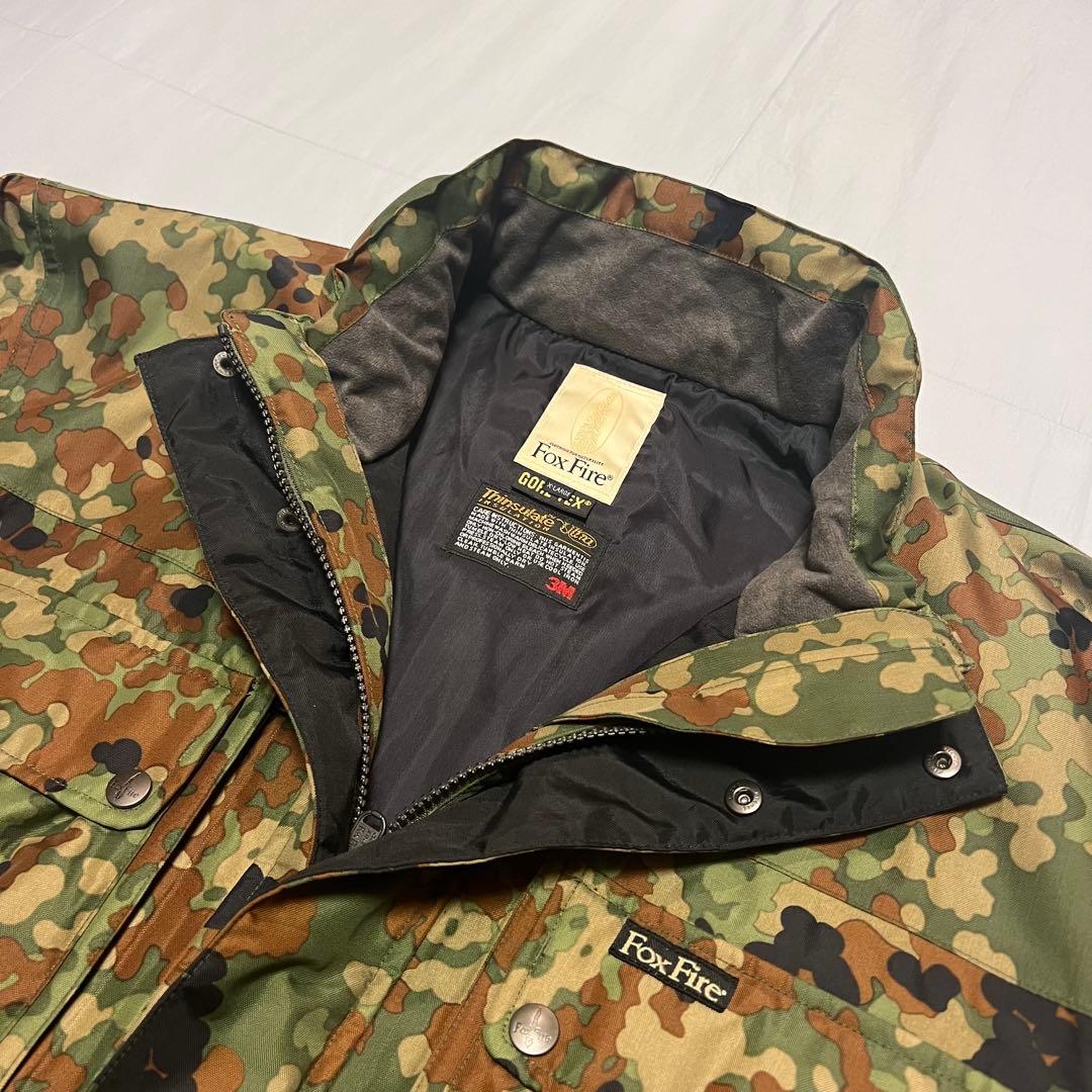 FOXFIRE ツアラージャケット 迷彩 XL ゴアテックス ヴィンテージ カモ