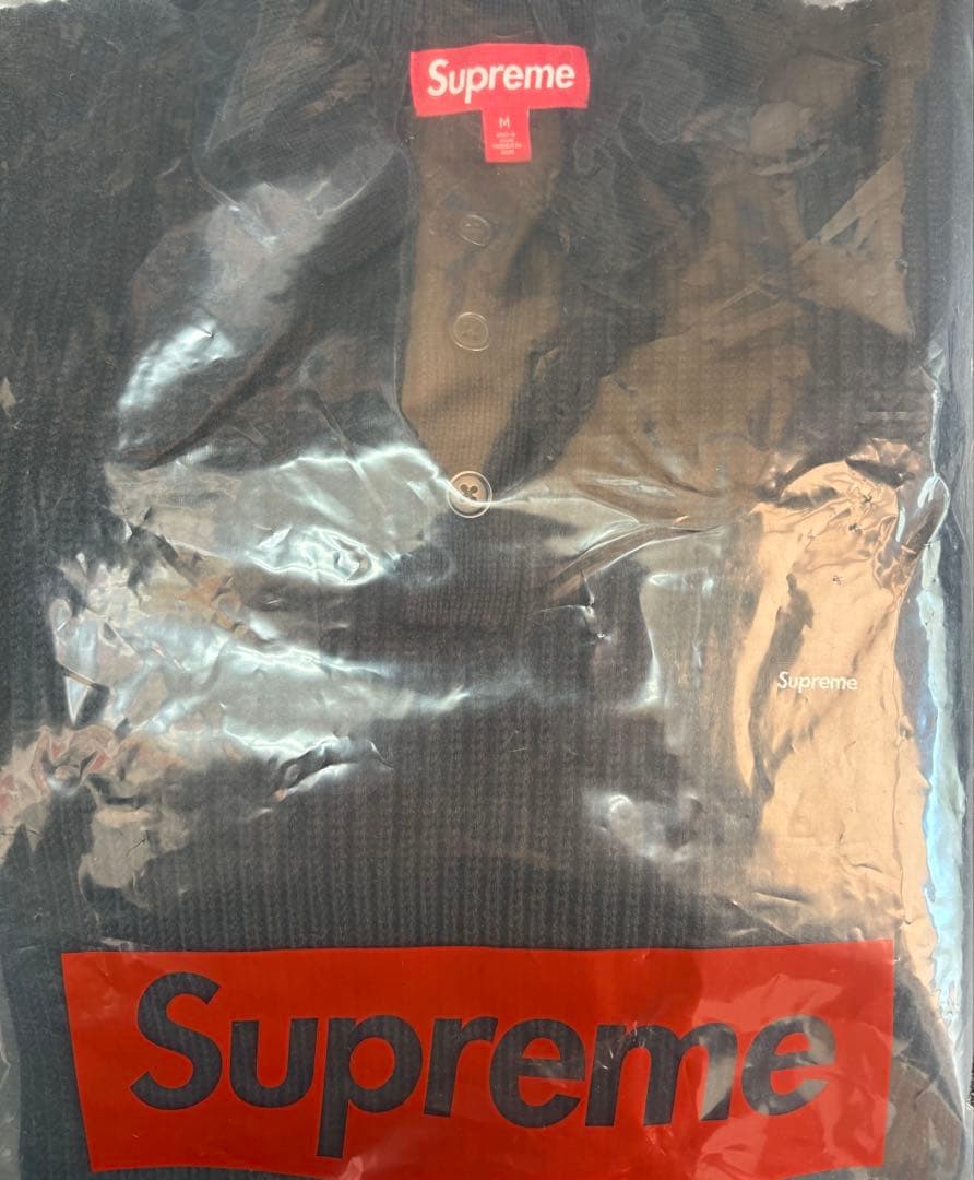 トップス Supreme Small Box Polo Sweater Black M