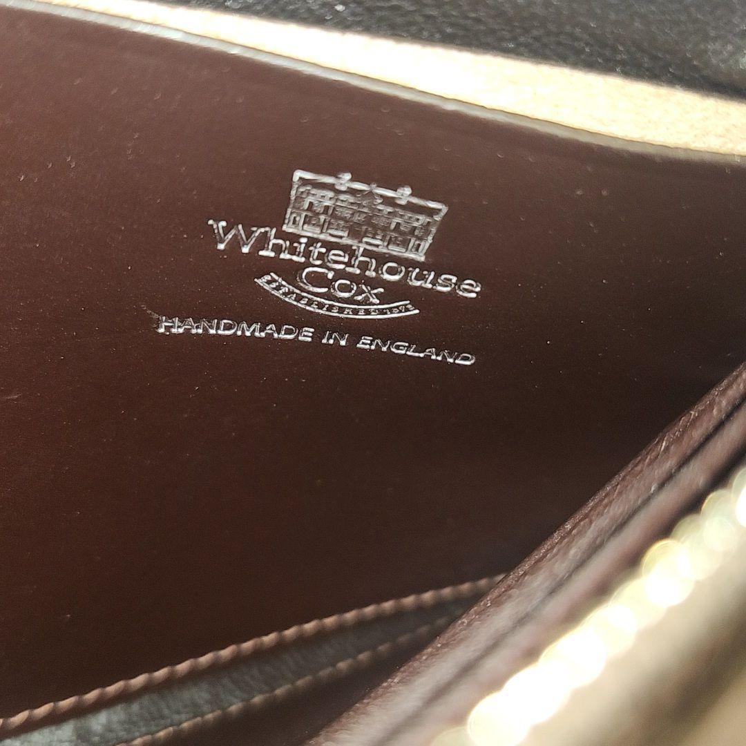 ホワイトハウスコックス　 L字ファスナー　コンパクト財布 ケース　未使用