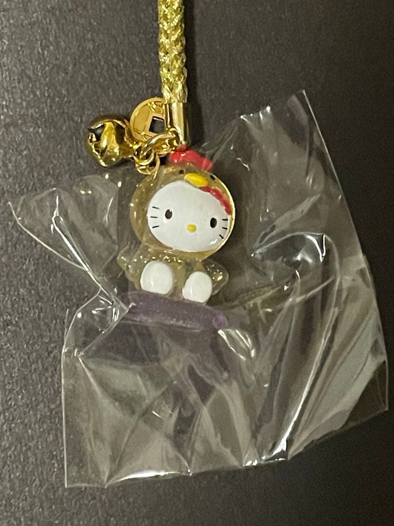 レア！ハローキティ 根付け えんぎもんシリーズ3個セット