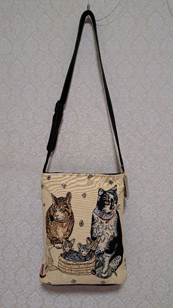 ドールジョゼット　ゴブラン　ショルダーバック　バッグ　猫　ネコ