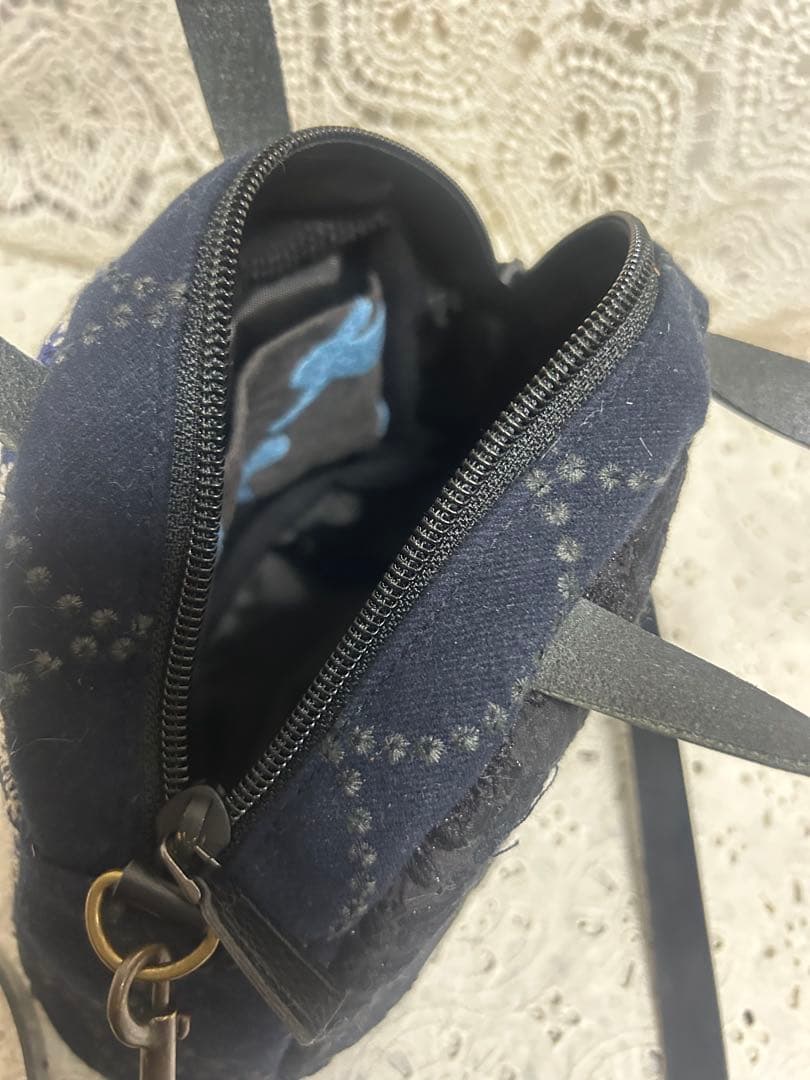 専用60123B ミナペルホネンハンドメイド ミニミニポシェット　紐なし