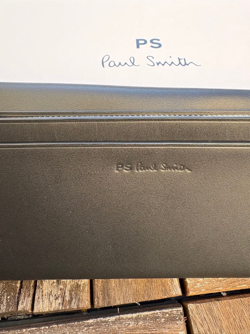 【未使用】Paul Smith ブラック レザー 長財 箱付き
