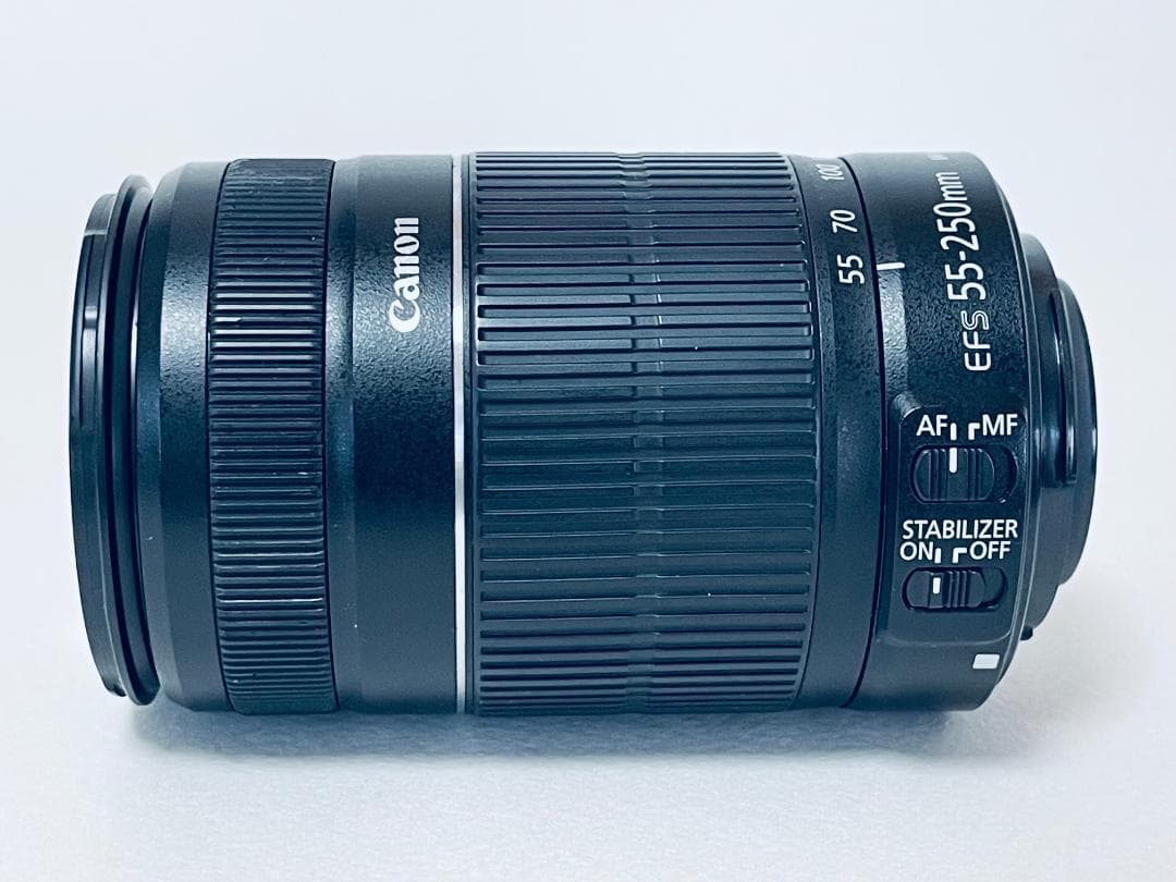 極美品☆キャノン EF-S 55-250mm IS II☆手ブレ補正付望遠レンズ