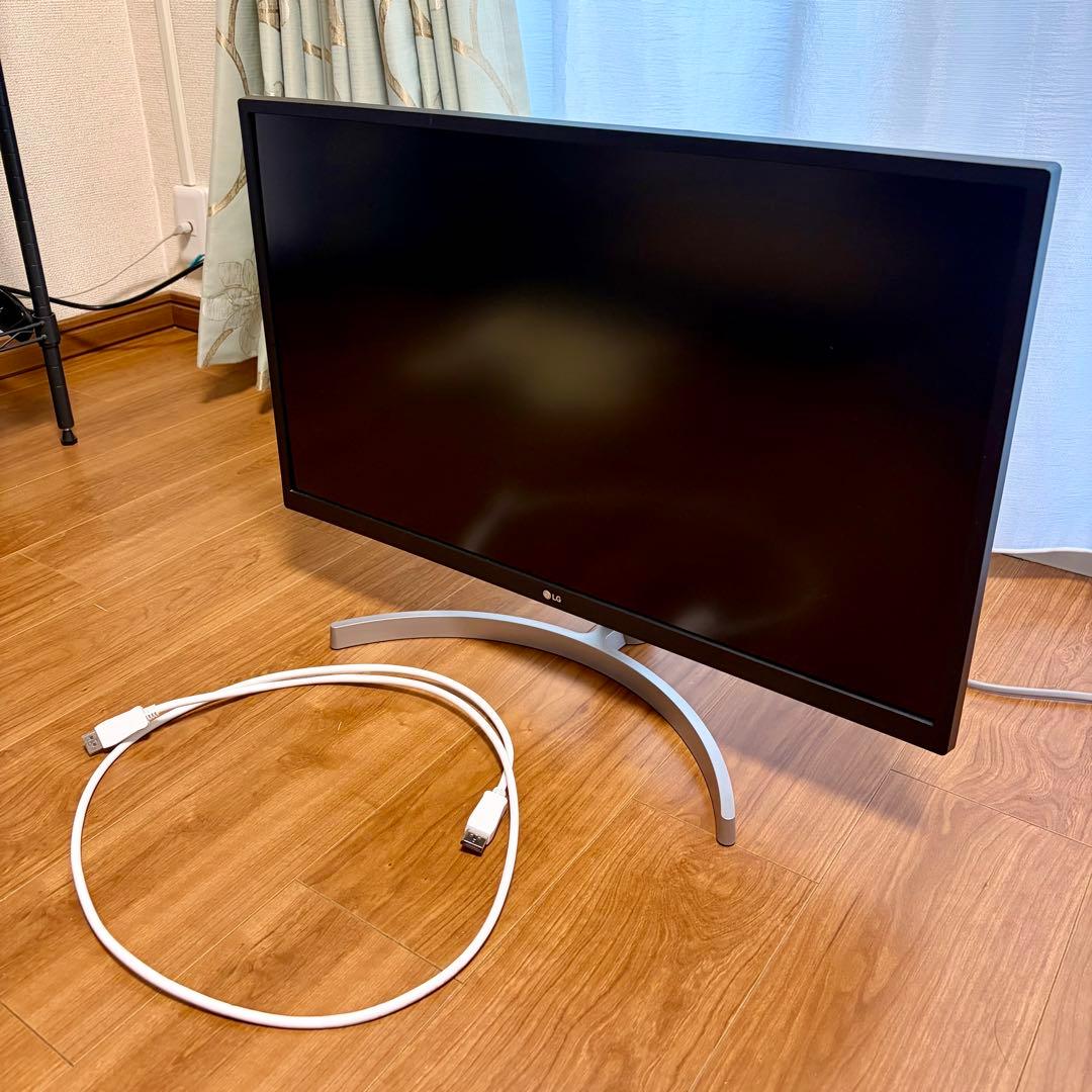 LG 27UL500-W 27インチ 4Kモニター IPS液晶 HDR対応