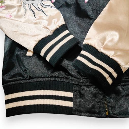 ROGUE＝ならず者 スカジャン 和柄 桜 龍 竜 ドラゴン 刺繍 スーベニア