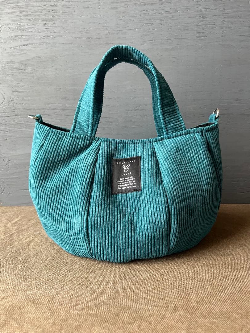 にさおりページ バルーンバッグ ころりんバッグ 旅行バッグ ハンドメイド