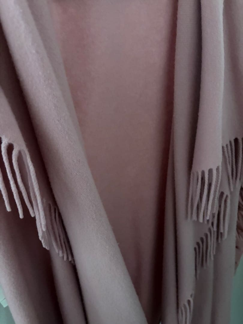 MONCLER ピンク フリンジダウンジャケット