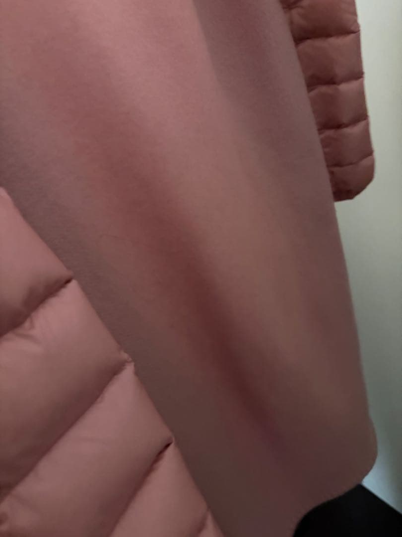 MONCLER ピンク フリンジダウンジャケット