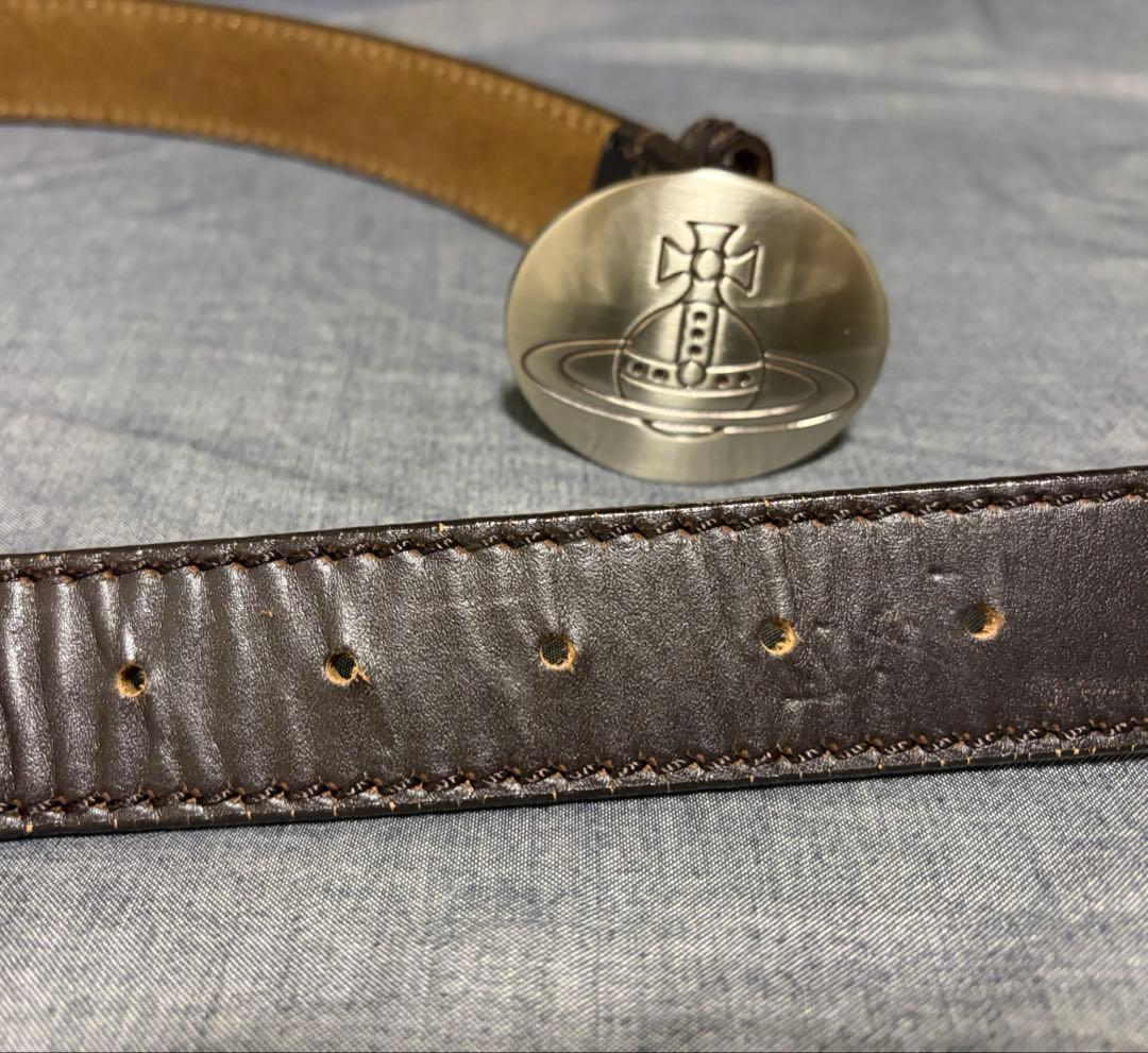 ヴィヴィアン・ウエストウッド★オーブバックル★レザー ベルト★