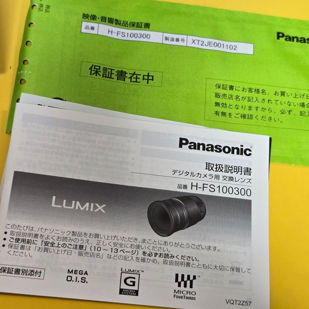 Panasonic LUMIX G VARIO 100-300mmおまけ付美品