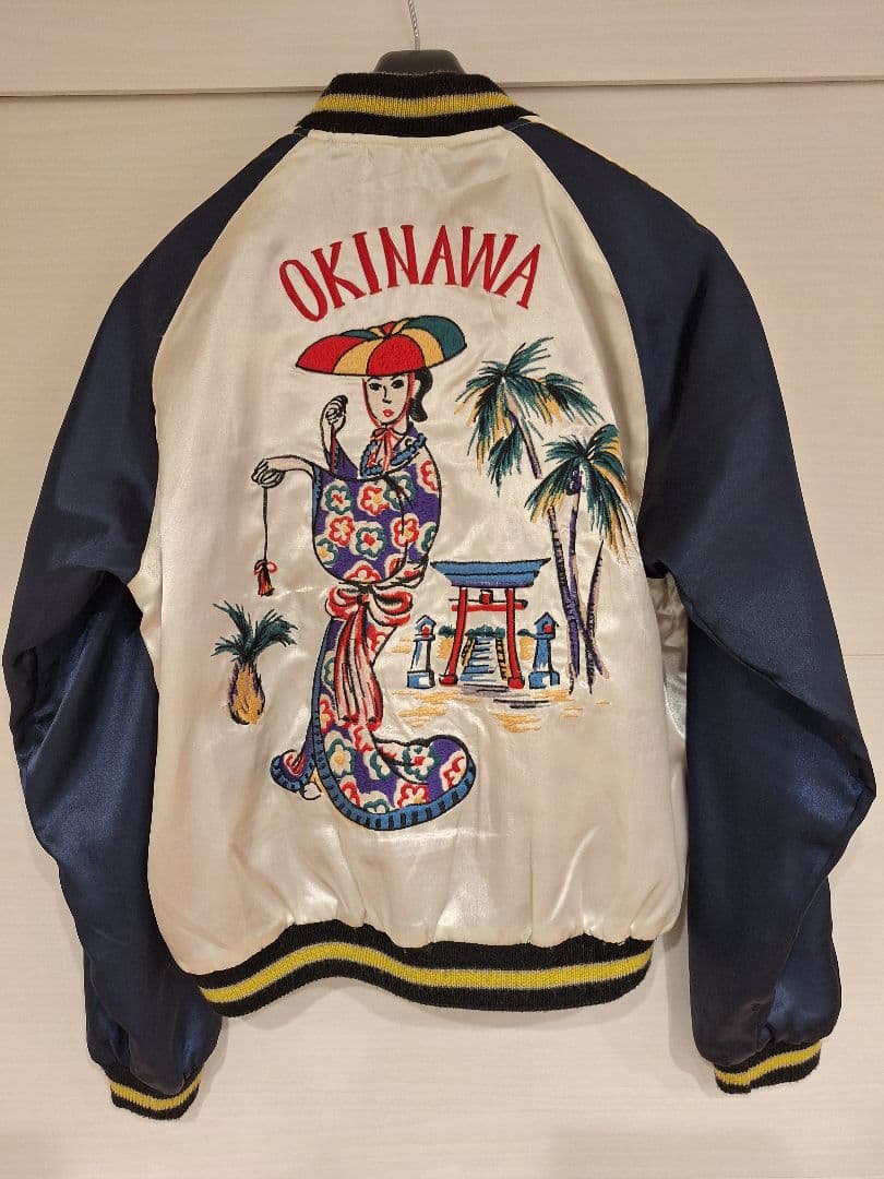 【超希少!極美品】東洋エンタープライズ　スカジャン　リバーシブル　沖縄 鷹