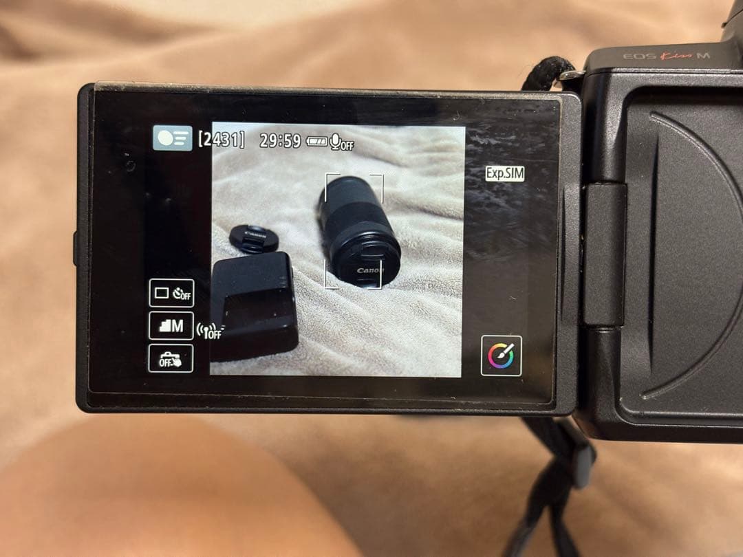 Canon eos kiss m 標準レンズセット