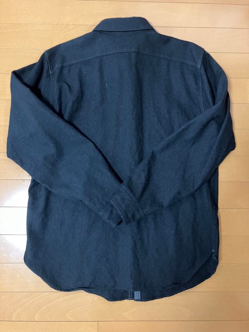 ⭐️美品⭐️BIG YANK ウールシャツ　ブラック　山ポケ　ガチャポケ　ワーク
