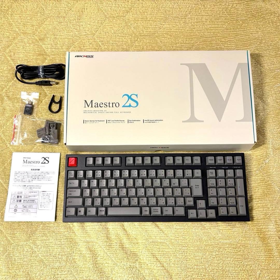 ARCHISS Maestro 2S AS-KBM02/TCGBA クリア軸