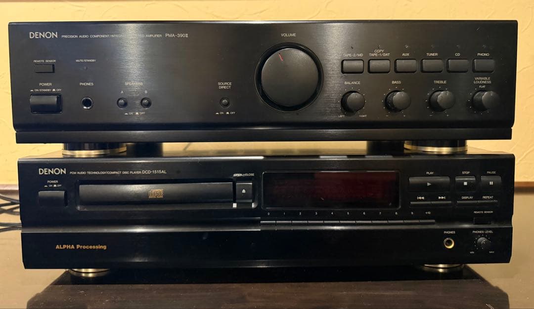 DENON DCD-1515ALPMA-390ⅡリモコンRC-176 ジャンク