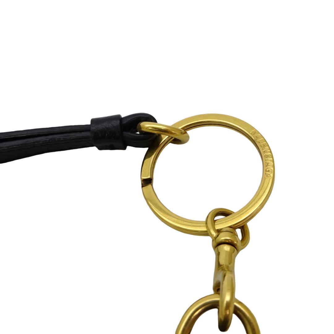 本物良品■バレンシアガ■レザー IDカードホルダー/ケース/キーリング