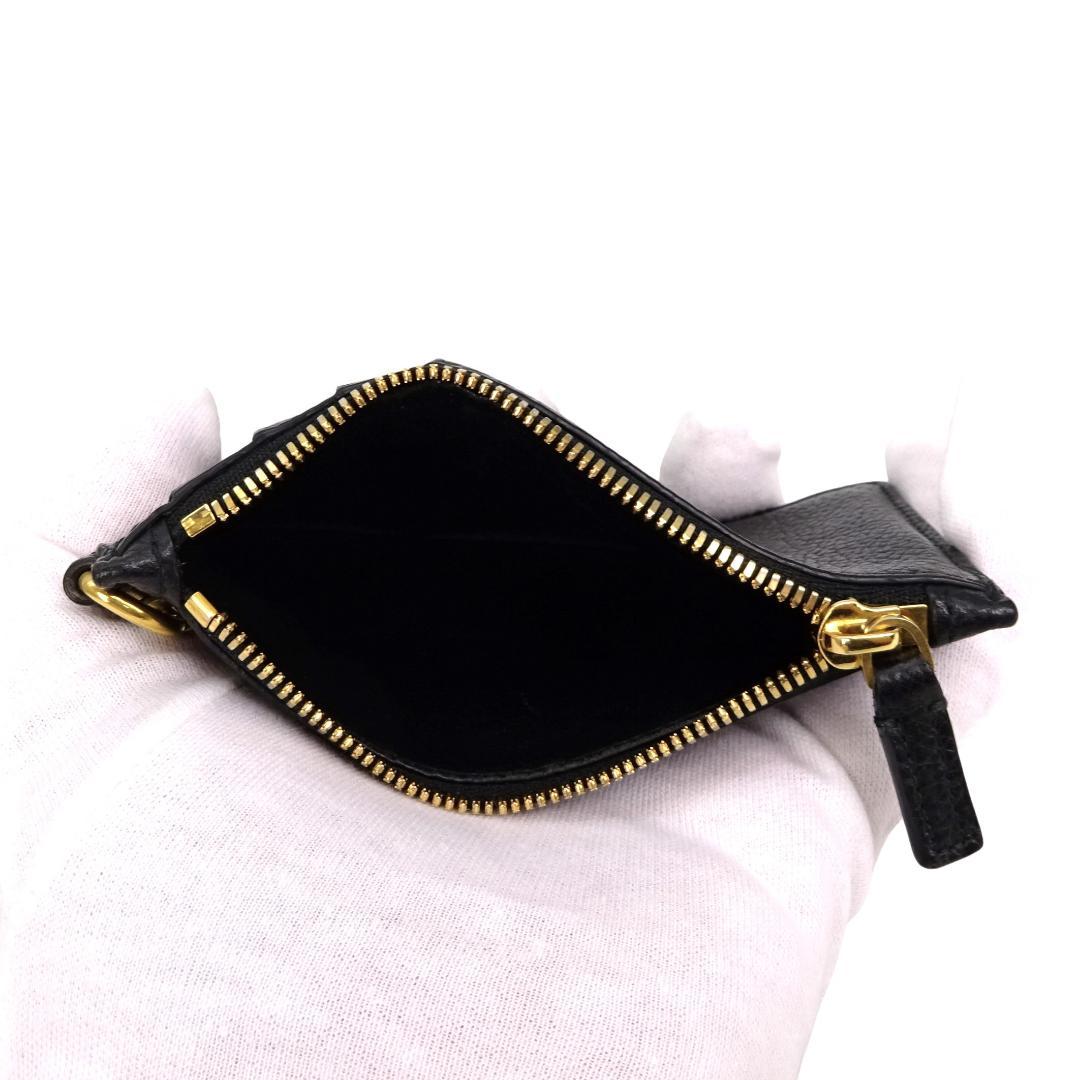 本物良品■バレンシアガ■レザー IDカードホルダー/ケース/キーリング