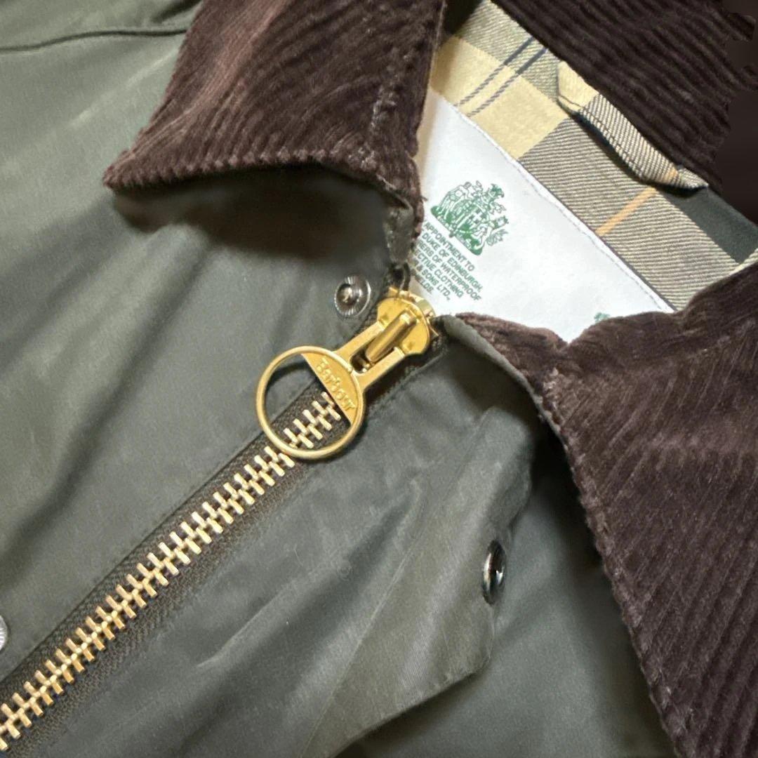 Barbour ニューバレー ロングコート セージ40サイズ　希少3ワラント