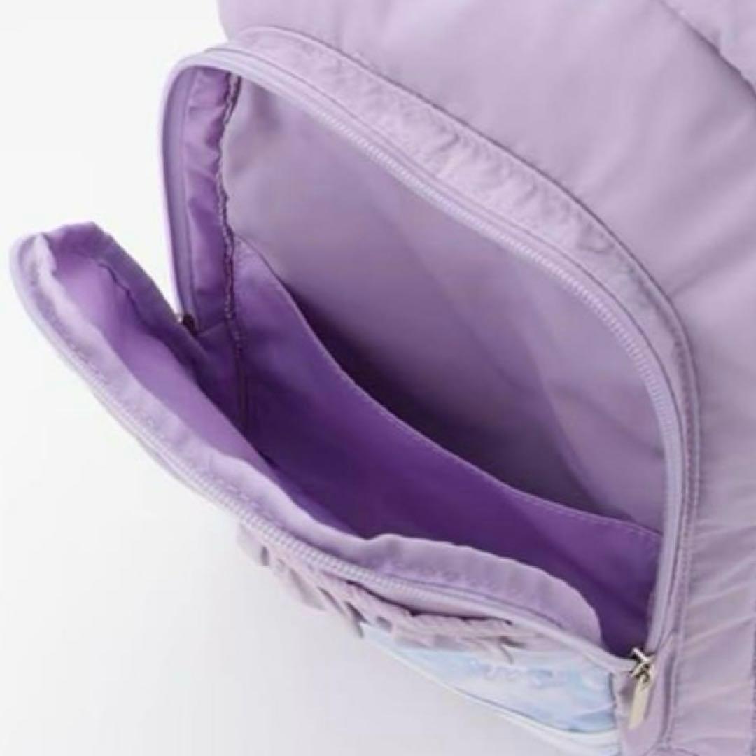 メゾピアノ シャボン玉ユニコーン柄　ナイロンリュック　大