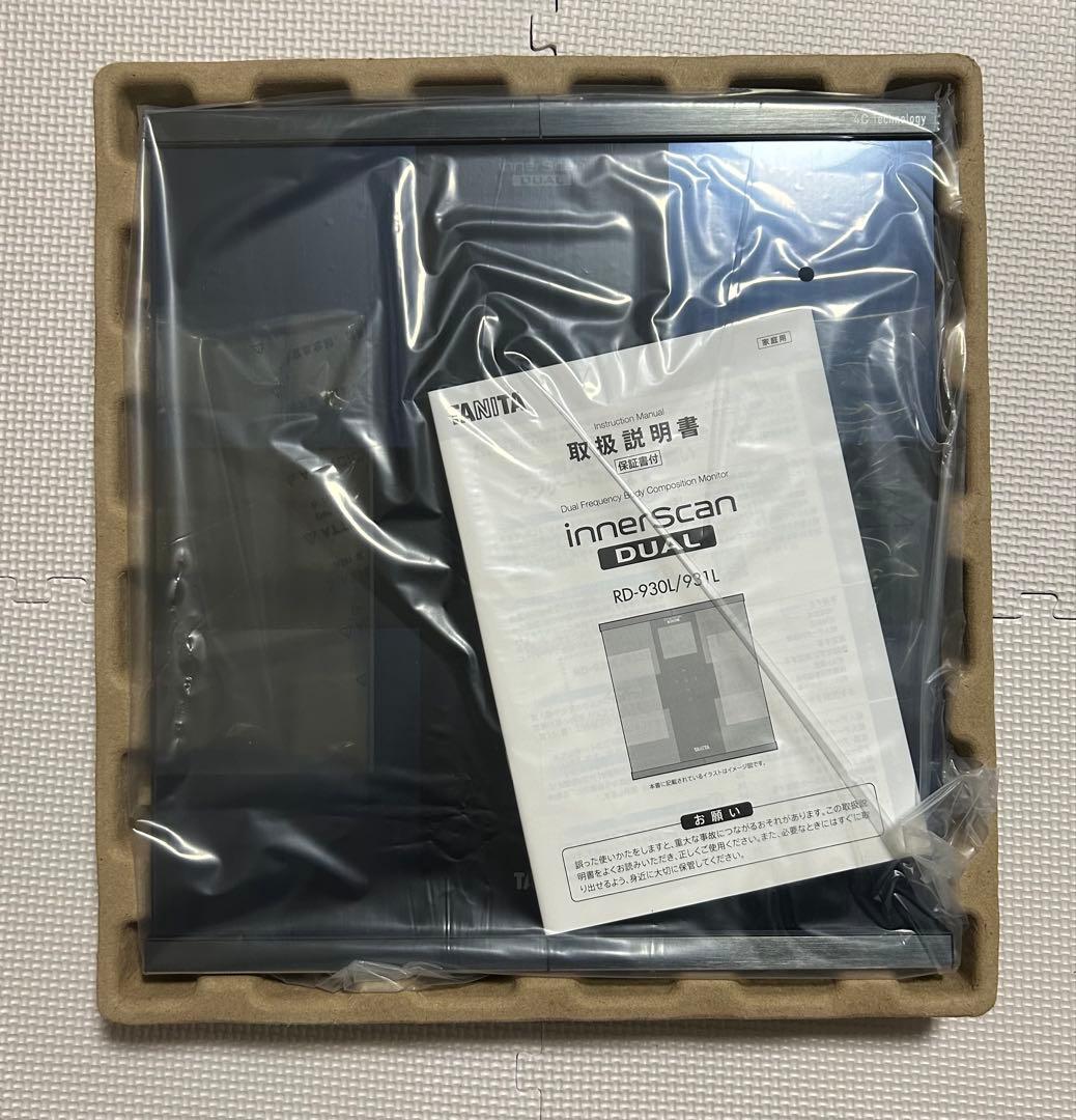 【新品未使用】タニタ　インナースキャンデュアル　RD-930L ブラック