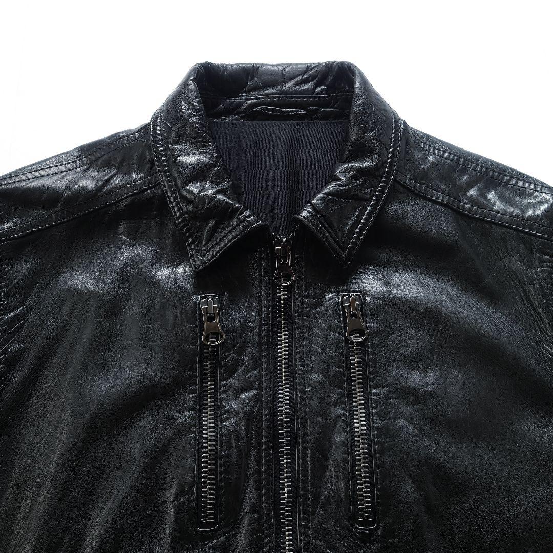 MAURO GRIFONI　羊革 ラムスキン レザージャケット　archive