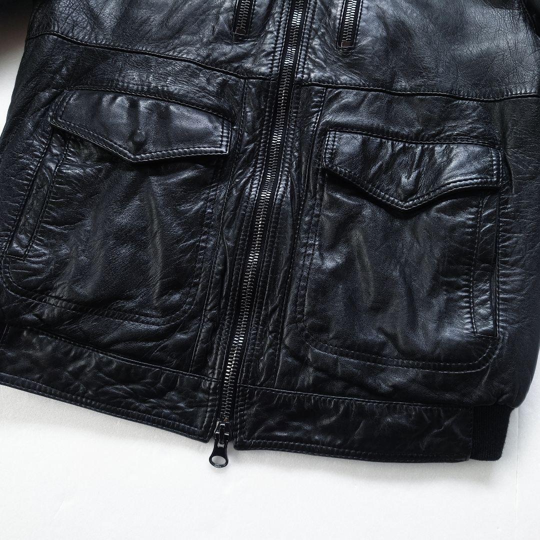MAURO GRIFONI　羊革 ラムスキン レザージャケット　archive