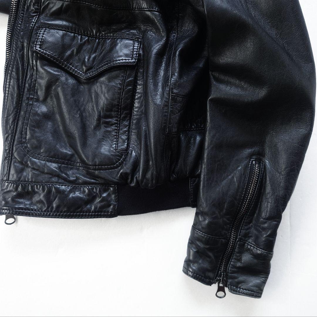 MAURO GRIFONI　羊革 ラムスキン レザージャケット　archive