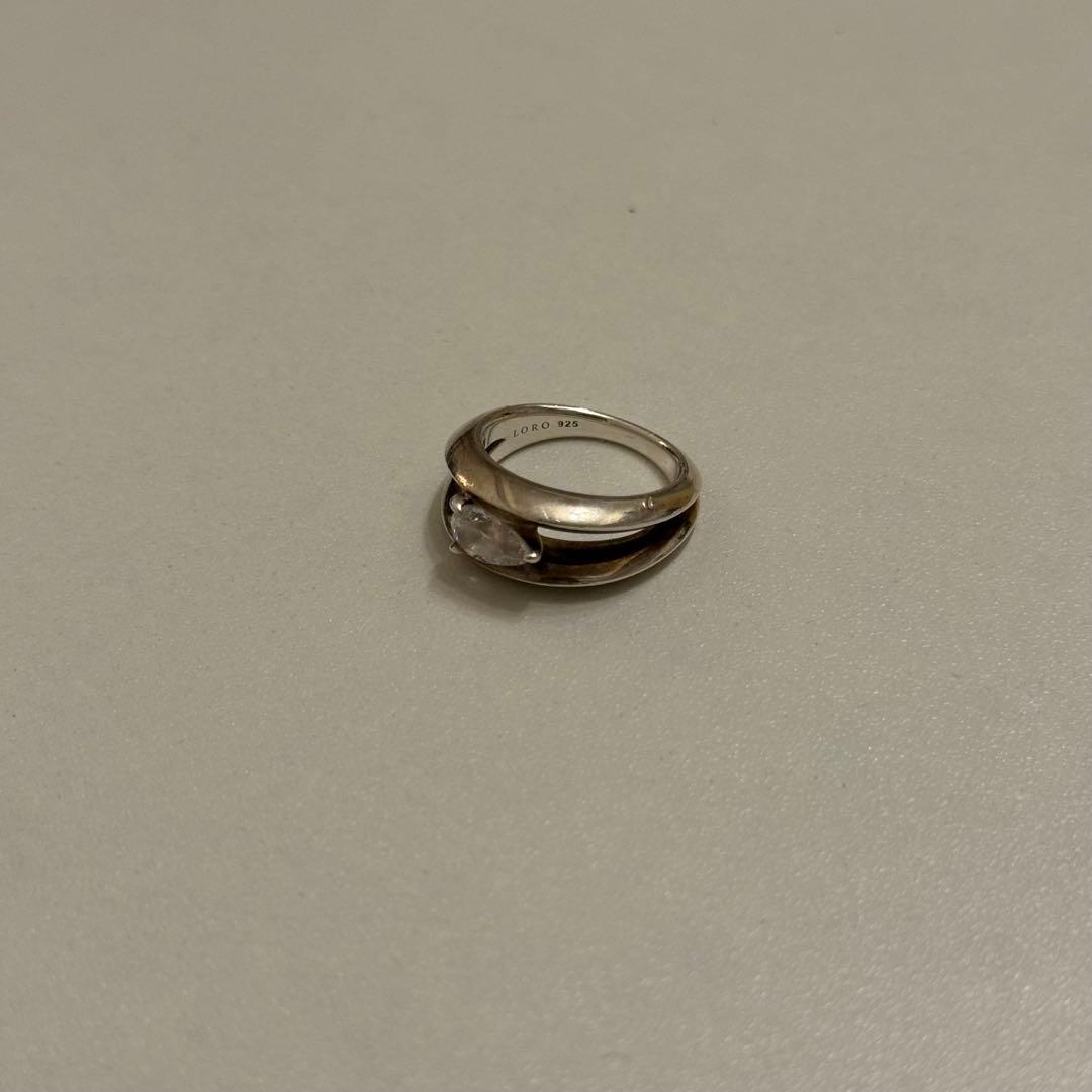 最終お値下げ　loro CZ ring #11 silver
