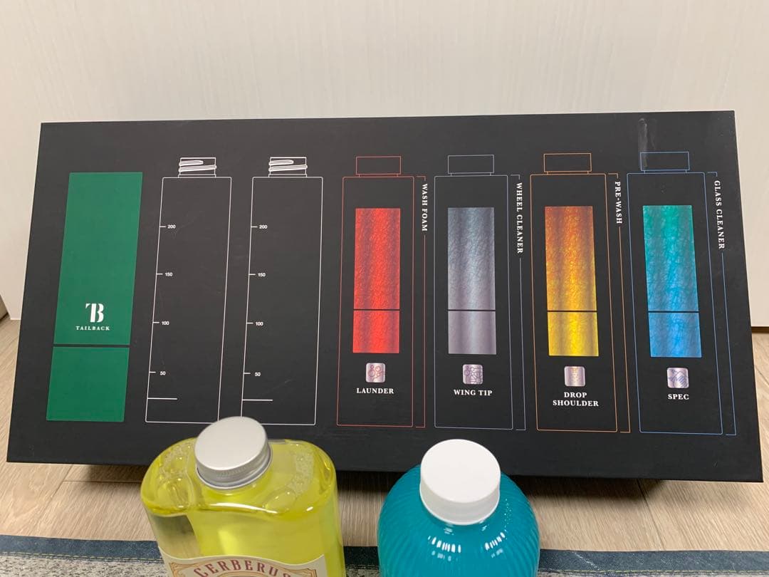 車用品　テイルバック＆レダーコンタクト3点セット