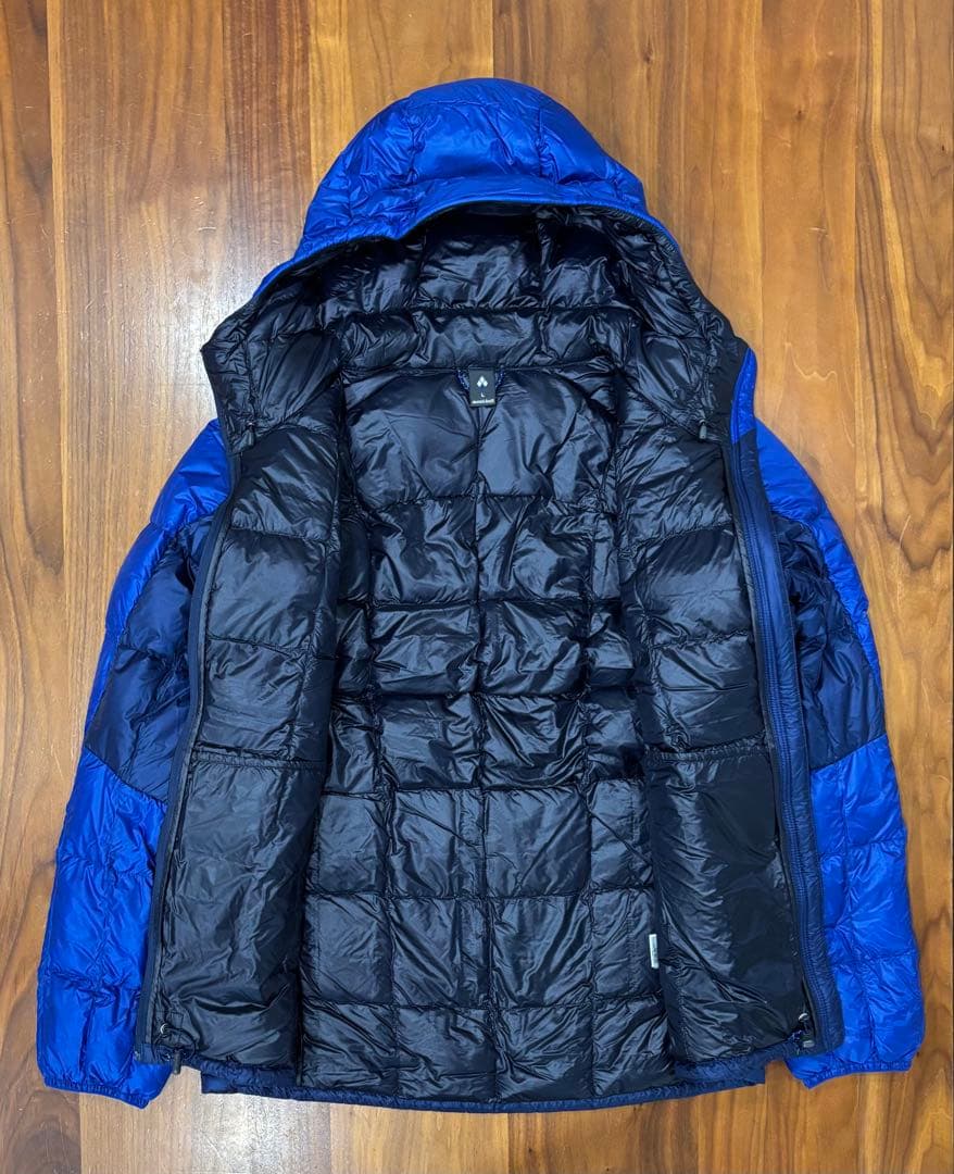 【完売モデル】新品 モンベル スペリオダウン パーカ Men's L ネイビー