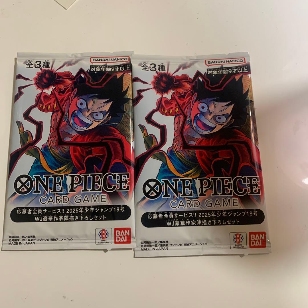 【完全未開封】ワンピースカードゲーム　少年ジャンプ 応募者全員サービス　19号