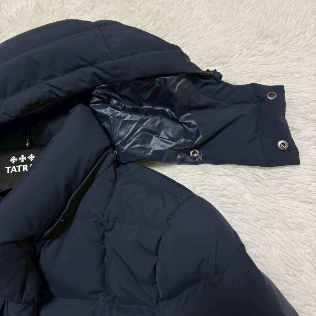 美品✨ナノユニバース 西川ダウン カグラジャケット 2way ダブルジップ 濃紺