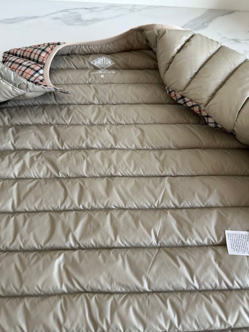 ジャケット・アウター DANTON NYLON TAFFETA INNER DOWN VEST