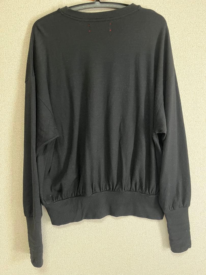 barbell object wool L／S topニット