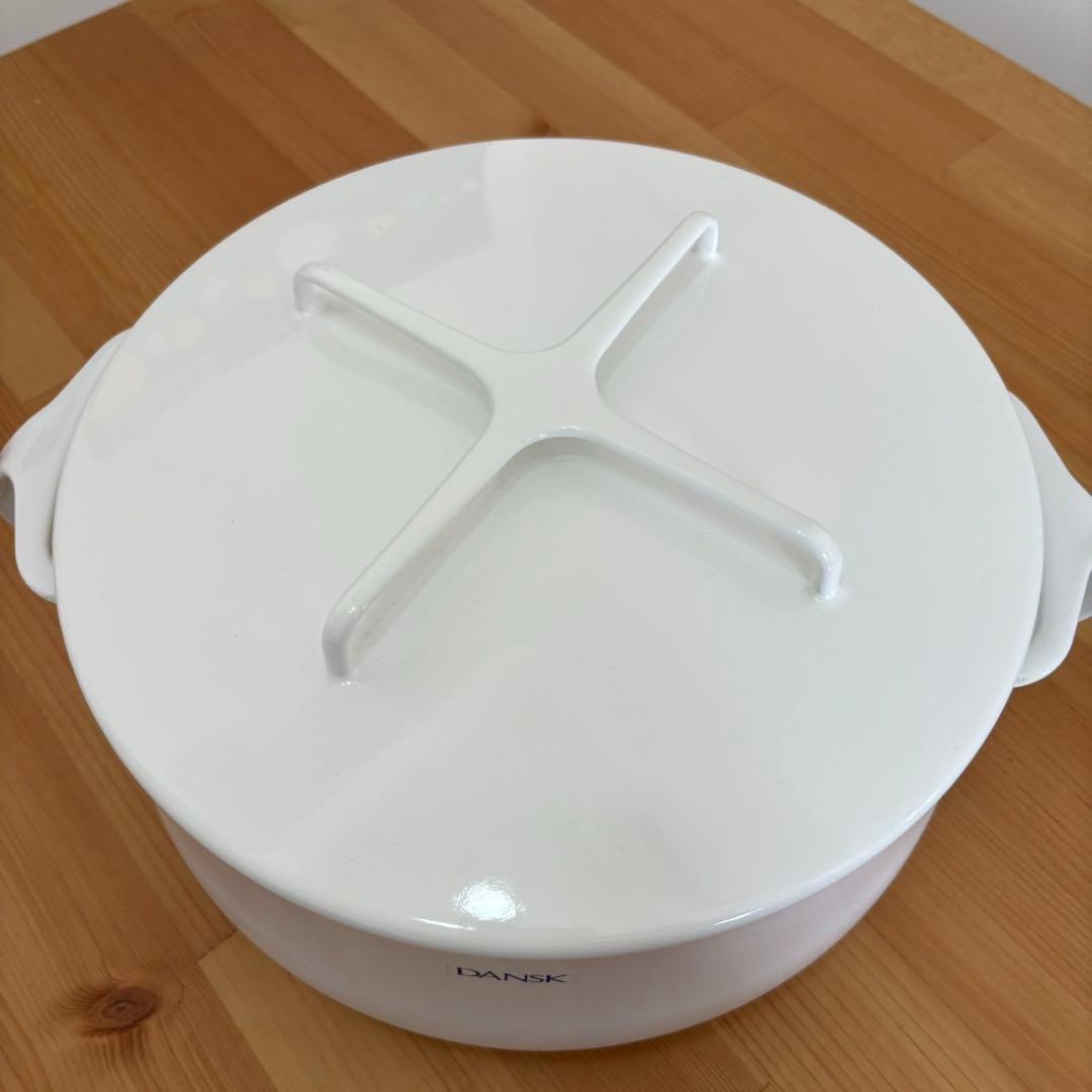 新品未使用 DANSK キャセロール 6Qt ホワイト