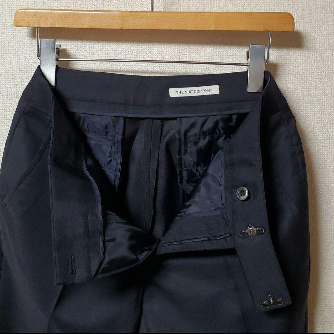 スーツカンパニー　シー　レディース　パンツ　スーツ　濃紺　ウォッシャブル　36